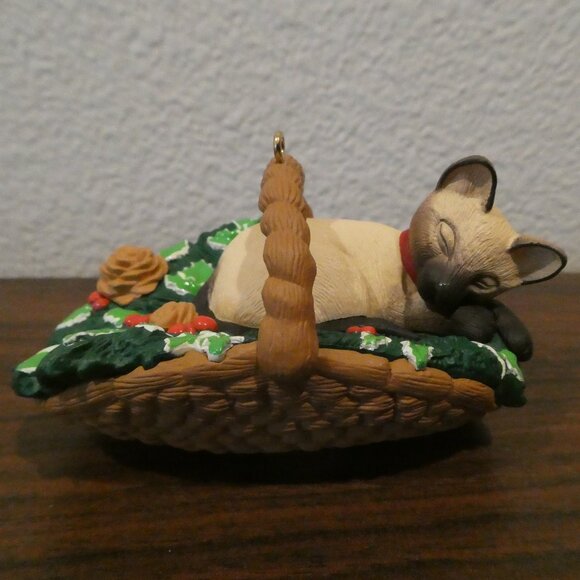 TWO Hallmark Keepsake Ornaments Cat Nap #1 AND #3 - Picture 10 of 16